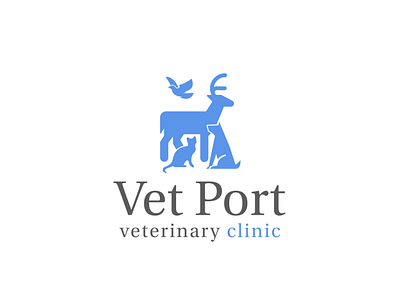 Logo with Pet & Wild Animals | Turbologo animals bird brand design branding design dog graphic design illustration logo logo design longhorn pet care pet clinic typography ui ux vector veterinary