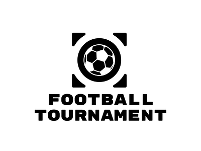 Football Logo with Black Ball | Turbologo