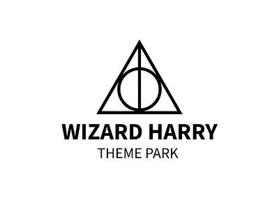 Film Logo for Harry Potter | Turbologo brand design branding design film graphic design harry potter illustration logo logo design magic magician typography ui ux vector wizard youtube