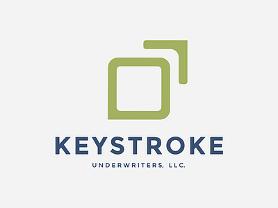 Keystroke Underwriters LLC insurance keyboard logo startup
