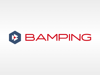 Bamping Logo brand branding logo red slate