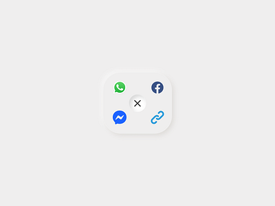 Daily UI 010 - Social Share daily ui dailyui design share skeuomorphic skeuomorphism social social share button ui ux