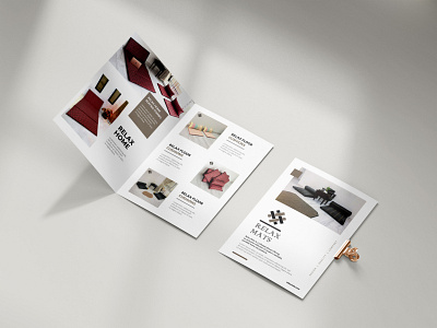 Relax Mat branding brochure brochure design flyer design flyer template