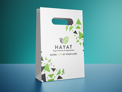 Hayat Shopping Bag bag design branding design packaging design product branding product packagin design shopping bag