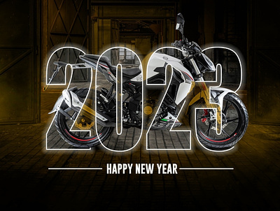 Happy New Year 2023 | Benelli 165s benelli branding branding design graphic design keeway social media