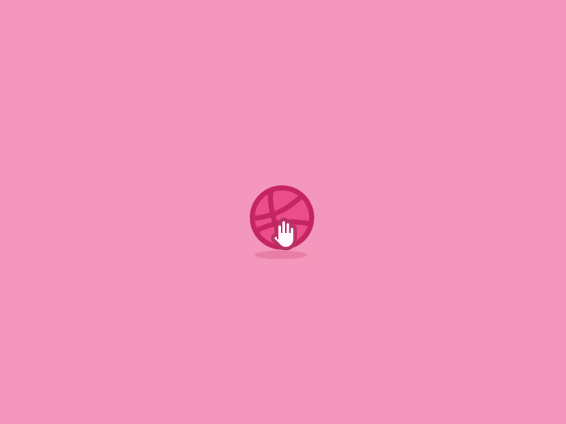 Spinning my First Shot ball debut dribbble first shot invitation thanks