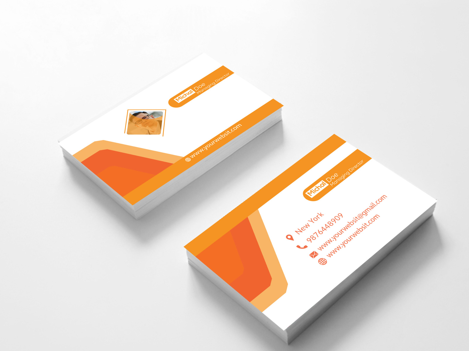 Business Card. by Rima on Dribbble