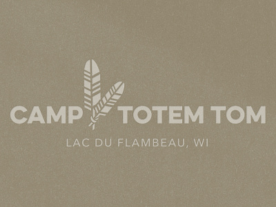 Camp Totem Tom, Rental Property Branding branding graphic design logo real estate logo rental property logo