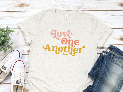 Love One Another | T-shirt Design design designer graphic design love love one another shirt t shirt design tshirt design typeography