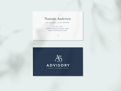 A5 Advisory | Business Card Design brand design brand package branding business card business logo corporate branding corporate logo graphic design logo print design