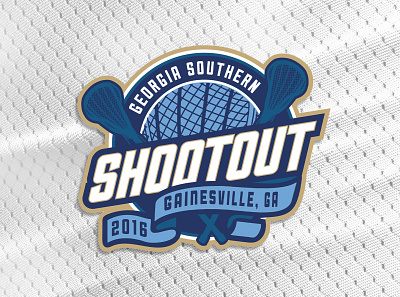 Georgia Southern Shootout | Lacrosse Tournament Logo adobe illustrator design illustration lacrosse logo logo school logo sports logo vector vector art