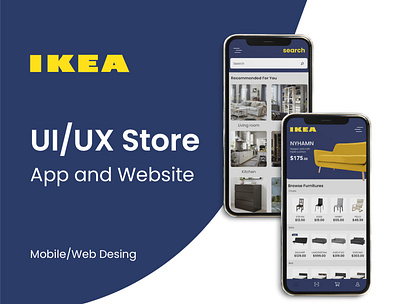 IKEA Store App UI/UX Design mobile app design product design user experience user interface