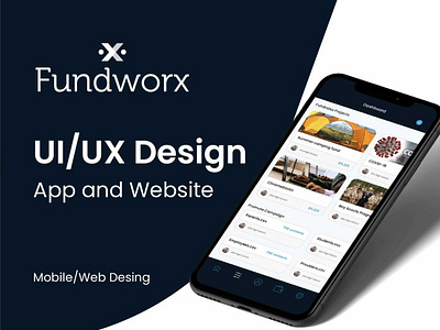 Fundworx Website and Mobile App UI/UX Design