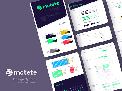 Motete Design System app designsystem styleguide ui uikit ux ui webdesign