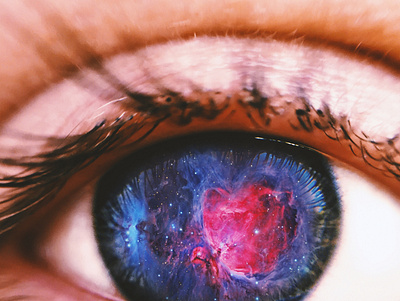 The eye of the universe composition photo manipulation photo montage photoshop surreal art universe visual art