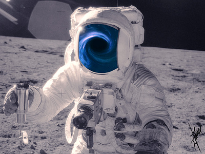 Astronaut in space