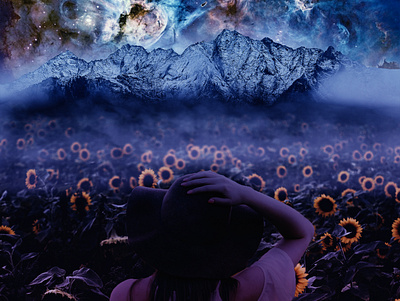 Field collage collage art composition darkart photo manipulation photo montage photoshop psychedelic surreal art universe vintage visual art