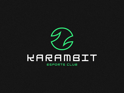 Logo for esports club "KARAMBIT" branding club design graphic design illustration logo ui vector