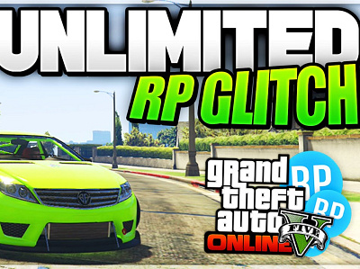 Unlimited RP Glitch graphic design gta5 thumbnail