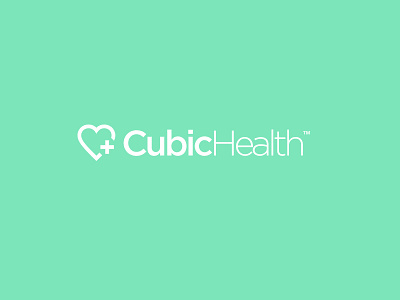 Cubic Health Branding Concept branding font icon logo type typface
