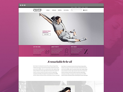 Homepage banner call to action ecommerce ecommerce website fitness fitness website homepage landing page magento packaging