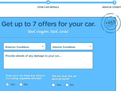 Lead Capture Form Ui car website drop down form lead capture ui user interface