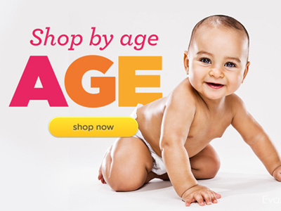 Baby baby banner ecommerce font magento toys typography