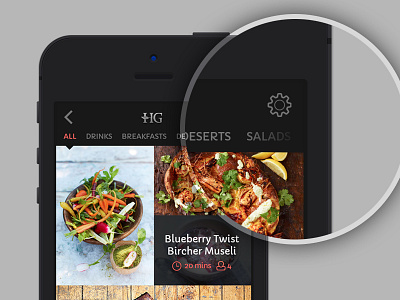 Category Scroll app app navigation favourits food food app iphone iphone app navigation scroll ui