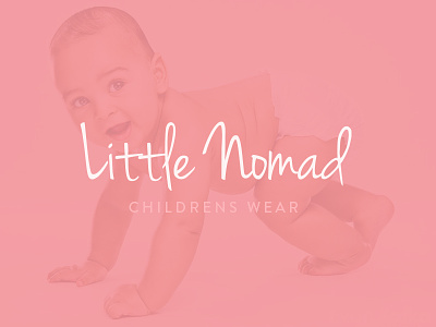 Little Nomad Branding baby brand mark branding identity kids logo type typography