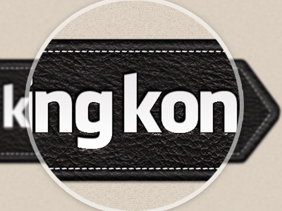 Leather Strap king kong leather strap stitching