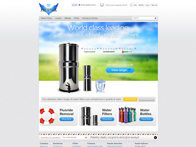 Phoenix Home Page Rework water water filter water filters