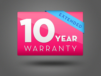 Warranty Badge badge icon landing page