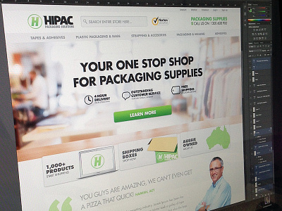 Homepage banner call to action ecommerce ecommerce website homepage landing page magento packaging