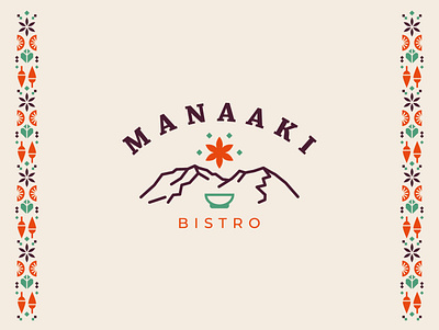 Logo - Manaaki bistro bistro branding food graphic graphic design logo restaurant spice vector