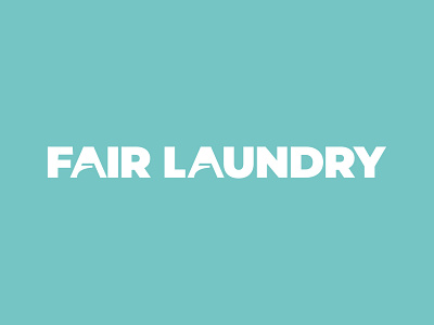 Fair Laundry logo branding cleaning graphic graphic design ironing laundry logo service