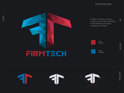 FirmTech Brand Identity brand design branding branidentity color design digital marketing digital marketing company future logo identity design identity designer logo logodesign logotype marketing marketing agency marketing campaign minimalist logo process typography vector