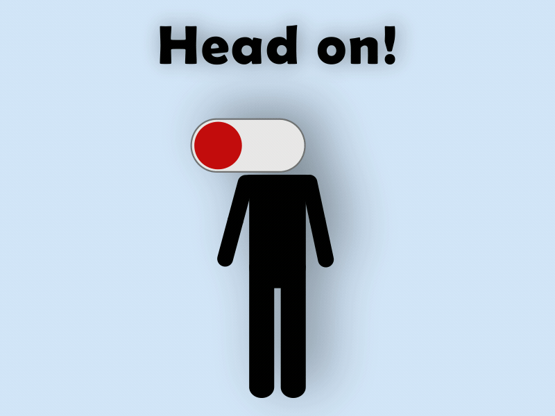 Head on! aftereffects animation art icon illustration illustrator minimal ui vector
