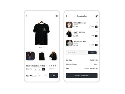 Shopping App app designs application development design dribble soft ui uidesigns uitrends uiux