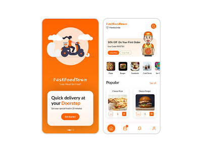 Food Delivery App app design application development appui cx mobile design uiux