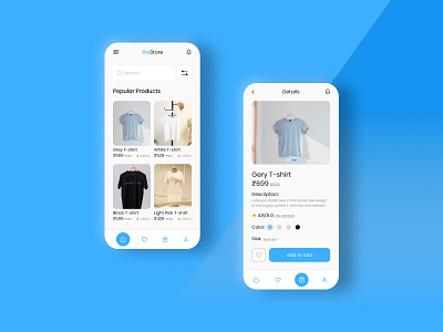 T-shirt App artists design graphic designers neumorphism soft ui ui ui designs ui trends uiux webdesign website design website development