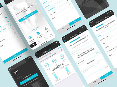 App Design for Send Me a Trainer