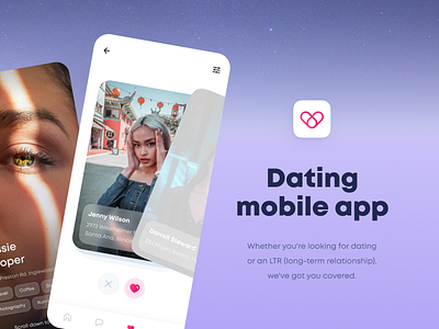 Dating Mobile App component design dating app design graphic design graphic design illustration love mobile app mobile design mockup ui ux vector
