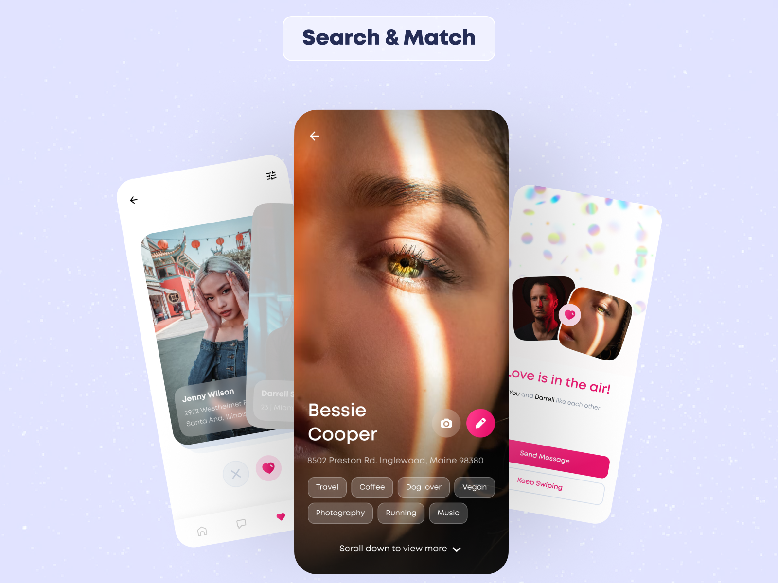 Search & Match by Marina Kotenko on Dribbble