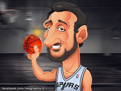 Marco Belinelli caricature basketball belinelli caricature cartoon nba