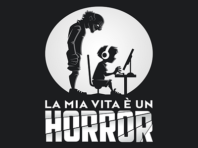 Logo "La mia vita è un horror" ("My life is an horror")