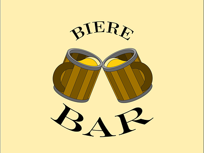 Bier BAR LOGO logo bat bier
