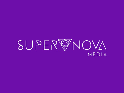 Super Nova Media Logo astral brand branding galaxy logo logodesign logotype space