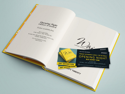 Art Show Branding branding design press print typography web