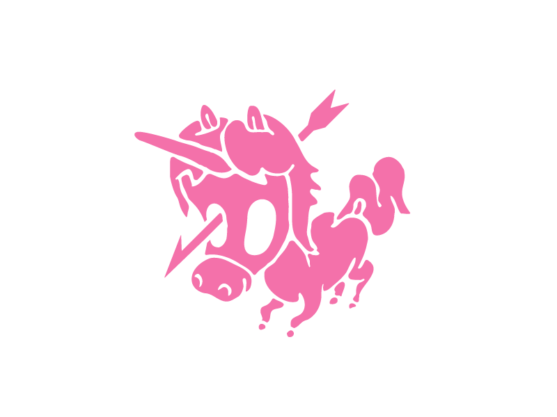 Cute Punk Unicorn creepy gruesome dead arrow cute punk unicorn