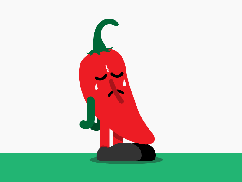 Spicy. Not sad. crying tears sad hot spicy mayo de cinco pepper